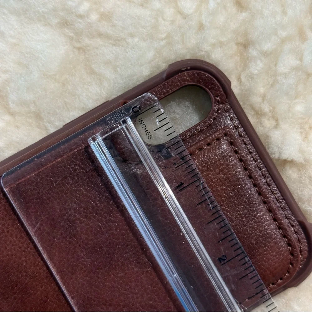 Brown Leather Phone Case